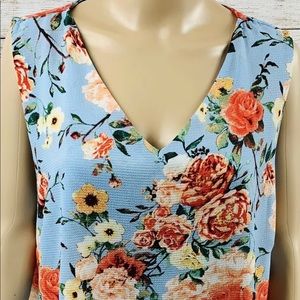 Mally b's Boutique blouse size 3XL sleeveless